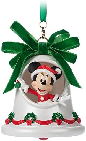 Disney Santa Minnie Mouse Bell Sketchbook Ornament