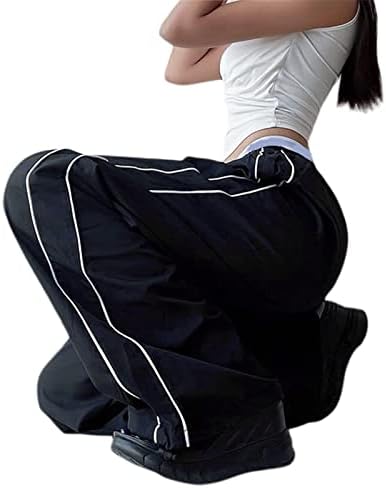Leyajedol Women Bagggy Cargo hlače Y2K Joggers niskog struka Casual Hip Hop labavi SweatString Sweatpants Street odjeća