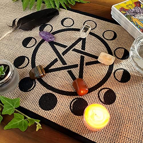 Nova oltarska krpa Mungo - zalihe čarobnjaštva, opskrba i alati Wiccan oltar, tarot krpa - dekor vještica, poganski dekor, vještice