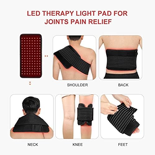 Grijanje omota, crveno svjetlo schmerzlinderung, veliki LED crveno svjetlo jastučići ublažavaju bolove u nosive svjetlosti uređaji