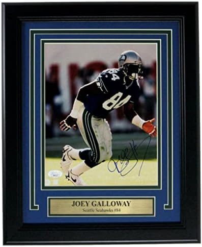 Joey Galloway Seattle Seahawks potpisan/Autografirani 8x10 fotografija uokvirena JSA 162245 - Autografirane NFL fotografije