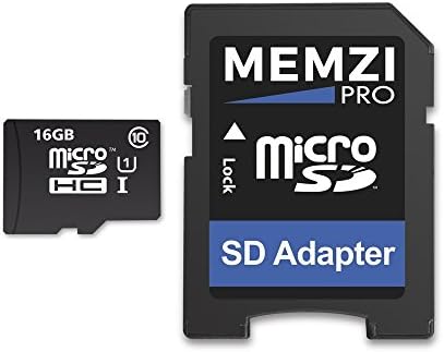 Memorijska kartica MEMZI PRO 16GB Class 10 90 MB/s Micro SDHC kartica sa SD adapterom za digitalne kamere Sony HandyCam HDR-CX ili