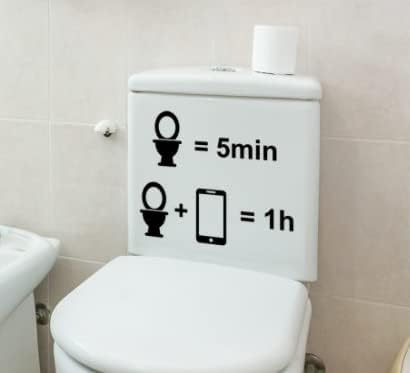 Smrdbene naljepnice kreativna crna logotipa naljepnice naljepnice zidne naljepnice naljepnice za toaletne naljepnice Ukrasne zidne