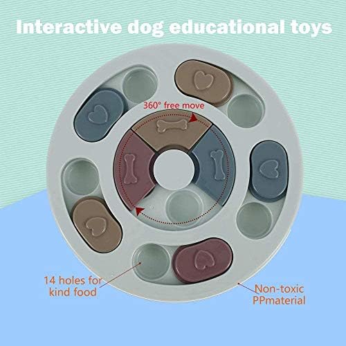 Interaktivna igračka slagalica za hranu za pse igračka slagalica za pse-hranilica za pse za distribuciju poslastica za pse spora hranilica