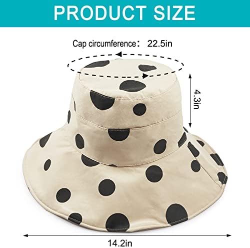 Glamorstar reverzibilni šešir za kante za žene UV zaštita od sunca Šešir Široka ruba plaža ljetni šeširi savijalni dvostrani nosač
