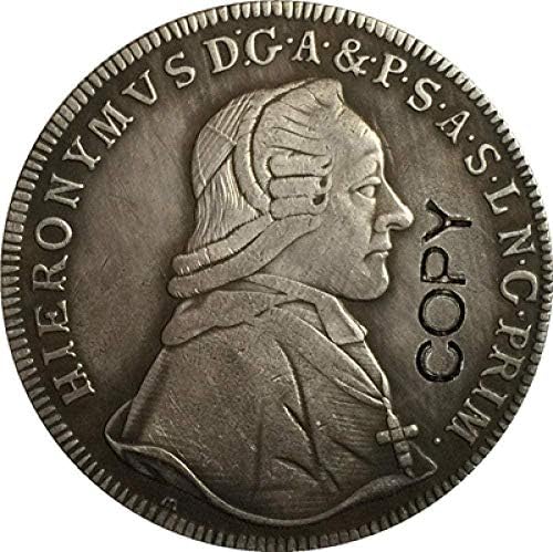 Austrija 1797. 1 Thaler Coin Kopija 42 mm Copysouvenir Novelty Coin Coin Poklon