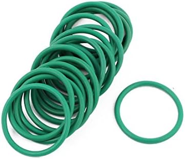 Aexit 20pcs zelene brtve i o-prstenovi 24 mm x 1,9 mm toplinski otpor bez ulja NBR nitril guma O prsten O-prstenovi brtveni prsten