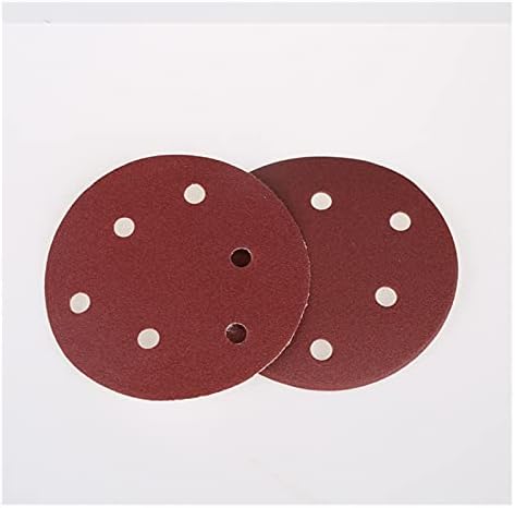 Poliranje, brusni papir 20 5 125 mm okrugli pijesci s diskom od šest rupa brusnom od 60-1500 kuka i diskom za brušenje petlje za poliranje
