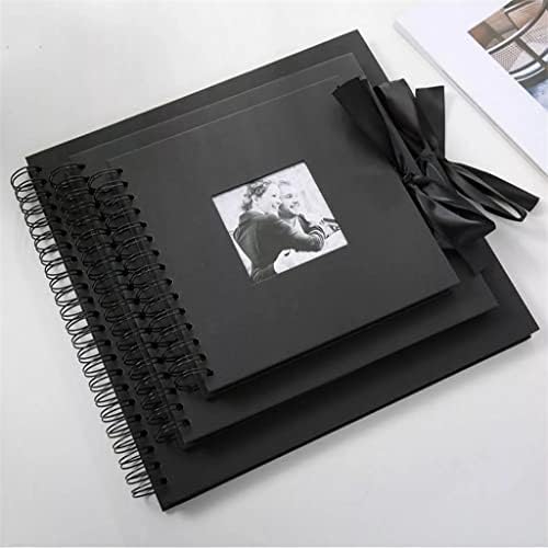 Midfgu Photo Album Creative 30 Black Pages DIY album Scrapbooking Craft Paper Photo Album za godišnjicu vjenčanja