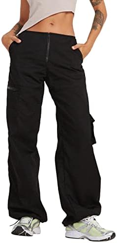 Preklopne hlače s niskim strukom vrećaste hlače ravne široke noge s džepnim teretnim hlačama hip hop ulična odjeća