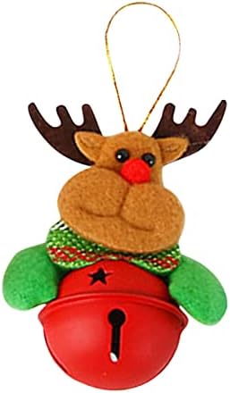 Zabava za božićno zvono ukras ukras ukras božićno drvce viseće 1 8 doživljava božićni komadi stilovi home dekor antikni vitraži stakleni