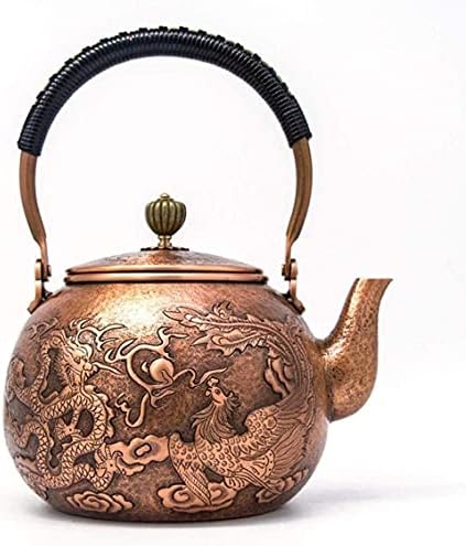 Jednostavni i kreativni čajnik čajnika, utisnuti bakreni lonac, ručno izrađeni čisti bakreni čaj za čaj Proizvodi / čajnik od 1300