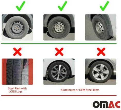 OMAC 16 -inčni hubcaps za Honda Accord Grey i White 4 PCS. Poklopac naplataka na kotači