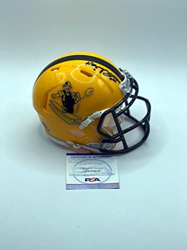 THAISON alualu Pittsburgh Steelers potpisao je prilagođenu mini kacigu u mumbo-u - NFL mini kacige s autogramom