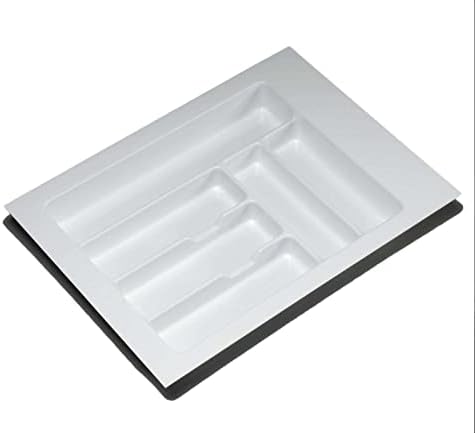 Umetak ladice za pribor za jelo za jelo-bijeli organizator kuhinjske ladice ladica za odlaganje kuhinjskog ormarića organizator ladice