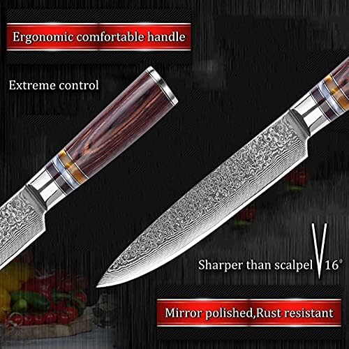 Gond kuhinjski nož Set 4 PCS CHEF SHOSING Nakiri Utility Paring Japanski Damascus VG10 čelični kuhinjski noževi poklon