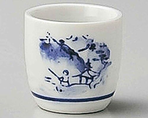 SANSUI 1,9inch Set 5 Sake Cups Bijeli porculan napravljen u Japanu