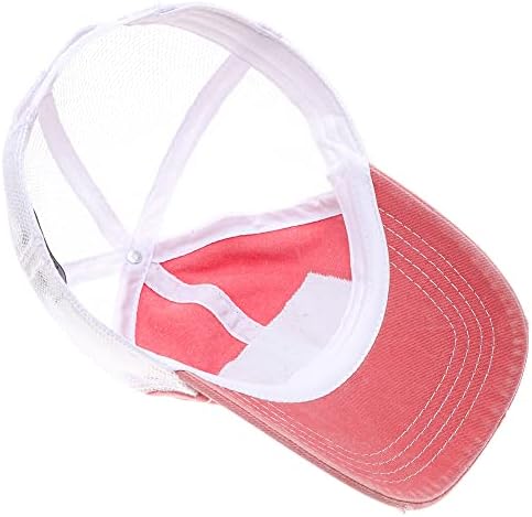 Murmaru ženske bejzbolske kape nevolje vintage flastera isprani pamučni niski profil vezeni mrežasti kamionski šešir