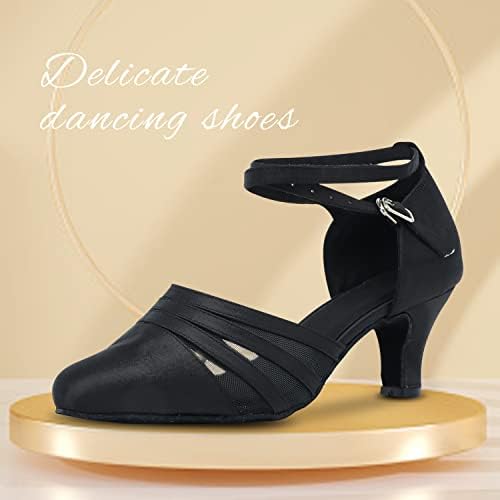 Fukzte ženske latino plesne cipele potpetica sa salsa salsa tango zabava plesne cipele vježbaju performanse plesne cipele