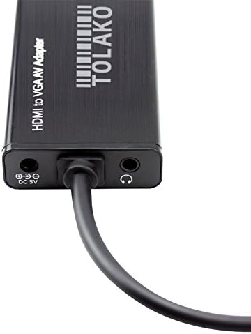 Rocsai HDMI do VGA adapterskog pretvarača za stolno računalo/laptop/ultrabook1080p audio podrška visoke definicije