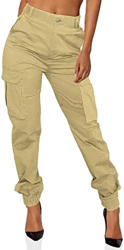 Ženske hlače Camo hlača kamuflage hlače hlače multi na otvorenom casual jogger trenerke s džepom