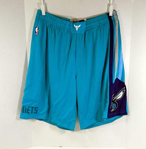 2014-15 Charlotte Hornets Igra izdana teal kratkih hlača 4xl DP41523 - NBA igra se koristila