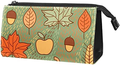 TBOUOBT Torba za šminku Travel kozmetička torbica torbica torbica s patentnim zatvaračem, Dan zahvalnosti jesenski pšenica pšenica