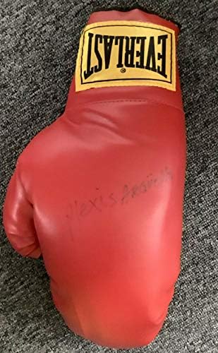Aleksis Arguello potpisao je boksačku rukavicu u boksu s potpisom prvaka u perolakoj kategoriji Hofa JSA-boksačke rukavice s autogramom