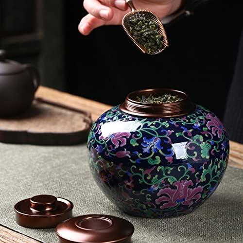 Keramika Setovi za čaj zdjela za šećer posude za žitarice staklenke za pohranu s nepropusnim poklopcem od bambusa za pohranu hrane