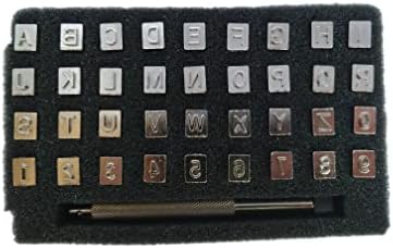 6 mm glavnih slova Brojevi alati za markice postavljeni za kožni umjetnički zanat