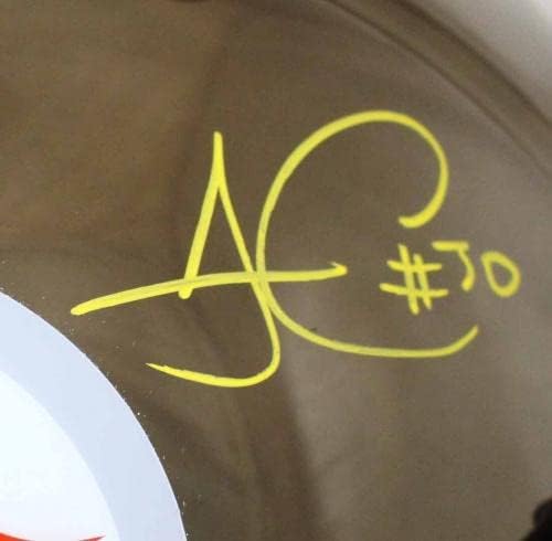 Kromirana replika kacige Pittsburgh Steelers s autogramom Jamesa Connera 94.000-NFL kacige s autogramom