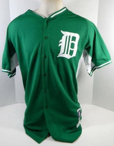 2015 Detroit Tigers Omar Duran 68 Igra izdana Green Jersey St Patricks 50 S P 6 - Igra korištena MLB dresova