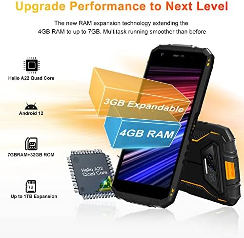 Doogee robusni telefon 2023, S41 Pro, NFC 6300Mah baterija 4G DUAL SIM Robus Phones Android 12, 7GB+32GB SD 1TB, 5,5 HD zaslon, IP68