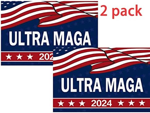 JKLOPP 2 PCS Ultra Maga Trump 2024 naljepnica odbojnika, naljepnica za zemlju Maga za odbojnik odbojnika za prijenosno računalo od