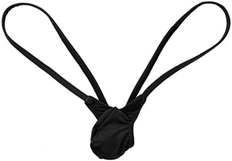 Muške seksi donje rublje u ispupčenoj torbici g-string tanga čvrste boje prednjeg ispupčenja meki rublje donje rublje kratke hlače