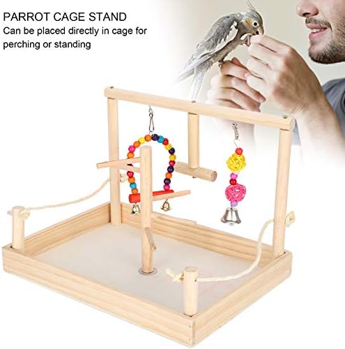 Vifemify papiga stalak za trening ptica stalak za vježbanje stalak za viseće igračke potrepštine za kućne ljubimce kavez pribor za