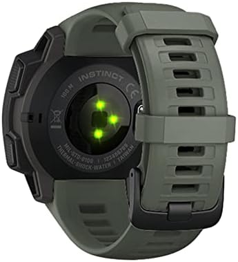 Dyizu brzo otpuštanje silikonski remen za satu za Garmin Instinct zamjenski remen Easy Fit Watch wirstband
