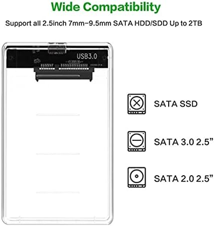 TREXD Sata 3 s USB 3.0 je 2,5-inčni tvrdi disk Ssd Telo priključne stanice za hard disk HDD Case
