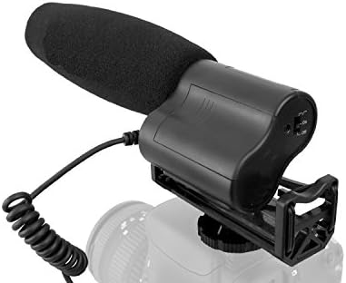 Mikrofon visoke osjetljivosti s vjetrobranskim staklom i muffom od mačjeg vjetra za Sony PXW-Z150