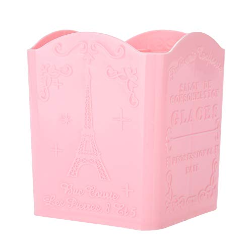* 4 rešetke držač četkica za šminkanje, kutija za pohranu kozmetičkih četkica uredski pribor spremnik alata za manikuru s uzorkom Eiffelovog