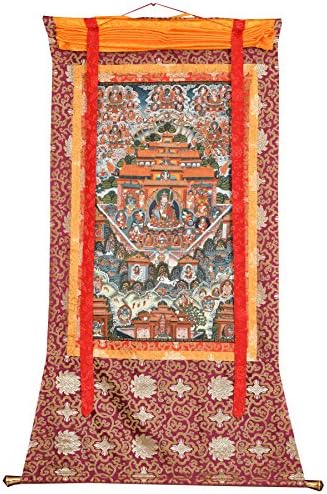Kvaliteta muzeja - raj Padmasambhava - Slikanje tibetanske Thangke
