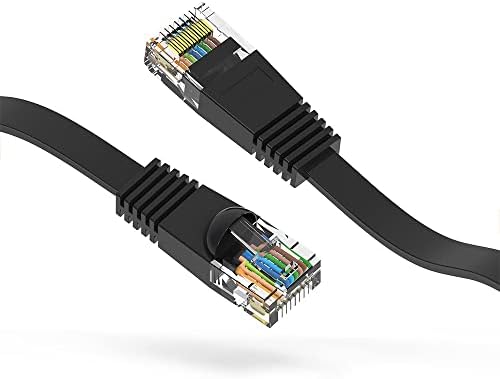 5ft Cat6 Flat Ethernet kabel od 5 stopa Gigabit LAN Network kabel RJ45 Patch kabel za velike brzine za Xbox, PS4, PS3, Modem, Router,