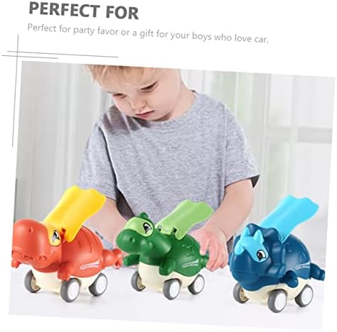 Toyandona 3PCS Dinosaur Povuci za kamion za kamion igračke mini igračke za obrazovanje igračke modela igračke za djecu Klidišne ​​igračke