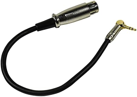 HQRP 3,5 mm do XLR ženski kabel od 3-pina kabela radi s Azden SGM-1x SGM-2X SGM-3416 SGM-3416L SGM-1000,