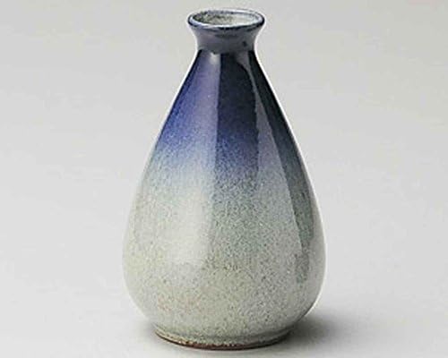 Gosu-plavi 2.4inch set 2 sake Carafes siva keramika napravljena u Japanu