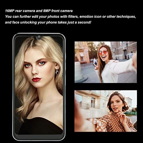 Zunate I13 Pro Max otključani pametni telefon, 6,1in IPS Ultra HD 4G mobilni telefon s 4GB 128GB, 4000Mah, 8MP 16MP, prepoznavanje