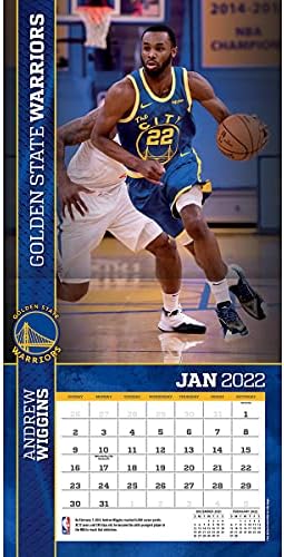 Turner Sports Golden State Warriors 2022 Mini zidni kalendar