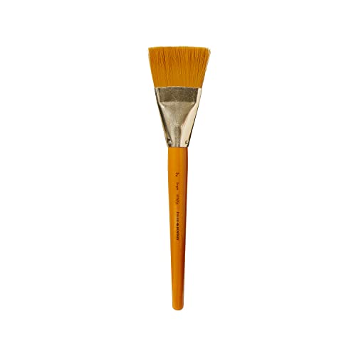 Daler-Rowney jednostavno zlatni taklon 2 sintetička kosa akrilna četkica s dugom ručkom, idealno za umjetnike i hobiste na početnoj