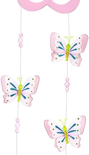 Pokloni za mišju kuću sjajni ružičasti i tirkizni leptir mobilni ukras sobe za djevojčice