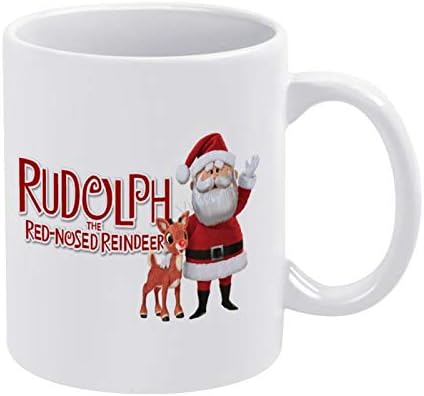 11oz keramička šalica za kavu Rudolph Crveni jeleni Smiješni čaj za kavu Šalica Xmas blagdanski poklon poklon poklon